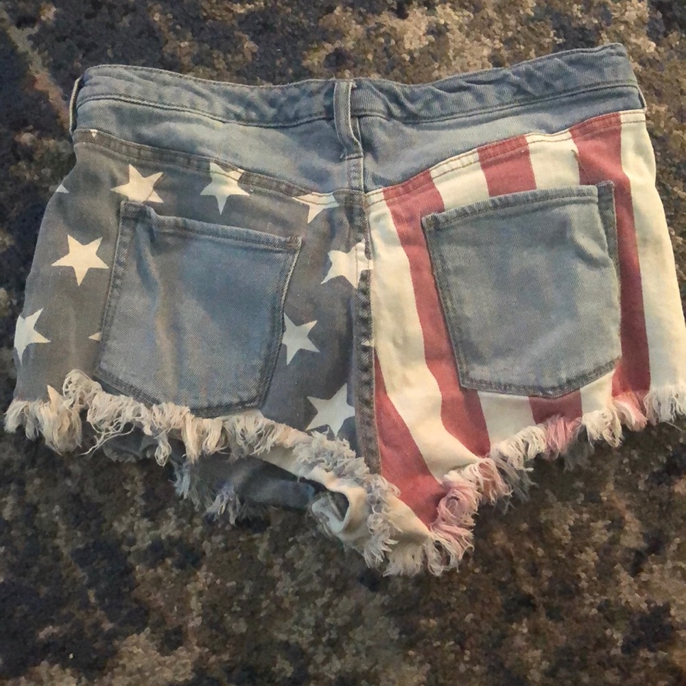 American flag shorts